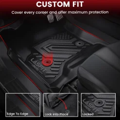 Fit for 2015-2020 GMC Yukon Floor Mats & Seatback & Cargo Mat