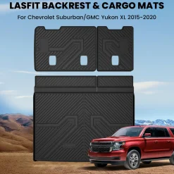 Fit for 2015-2020 GMC Yukon XL Floor Mats or Seatback & Cargo Mat