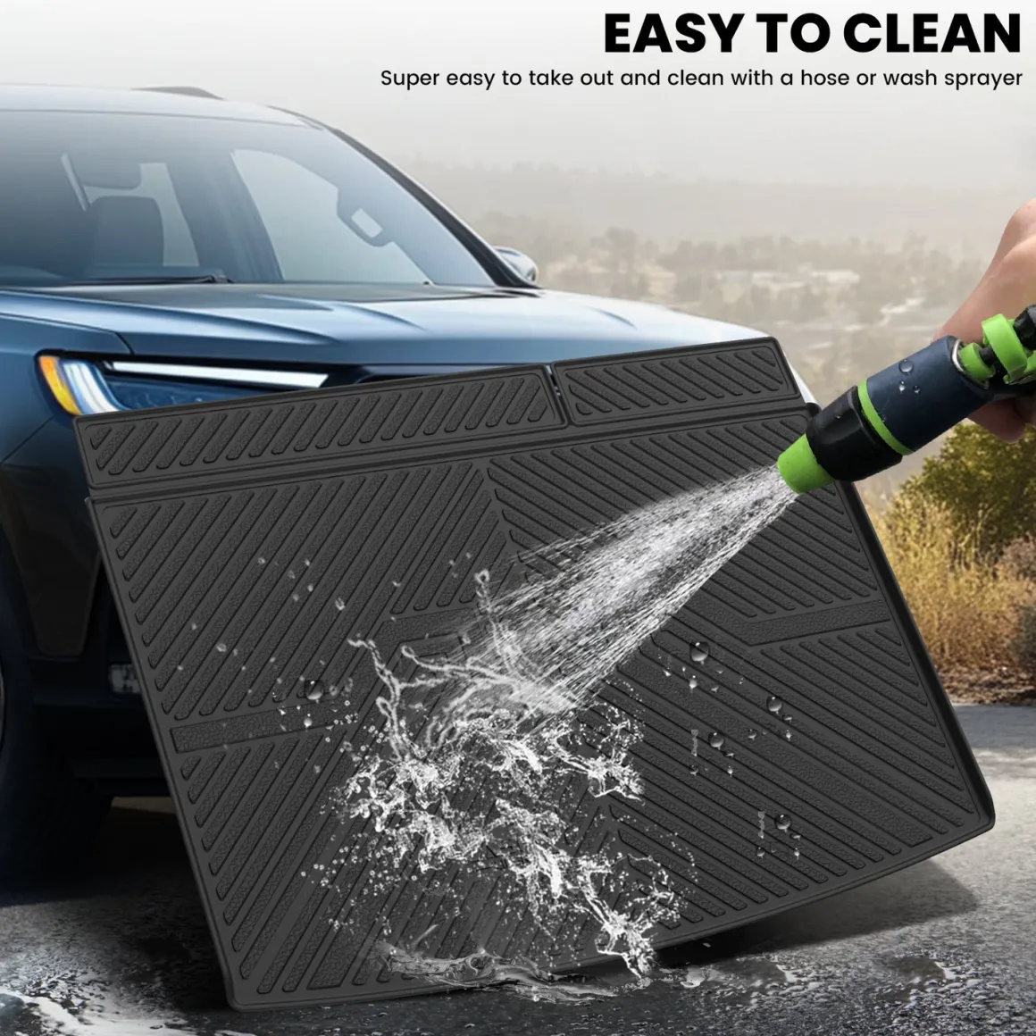 Fit for 2021–2026 GMC Yukon XL Individual Floor Mats or Cargo Mats, Not Fit 9 Seats