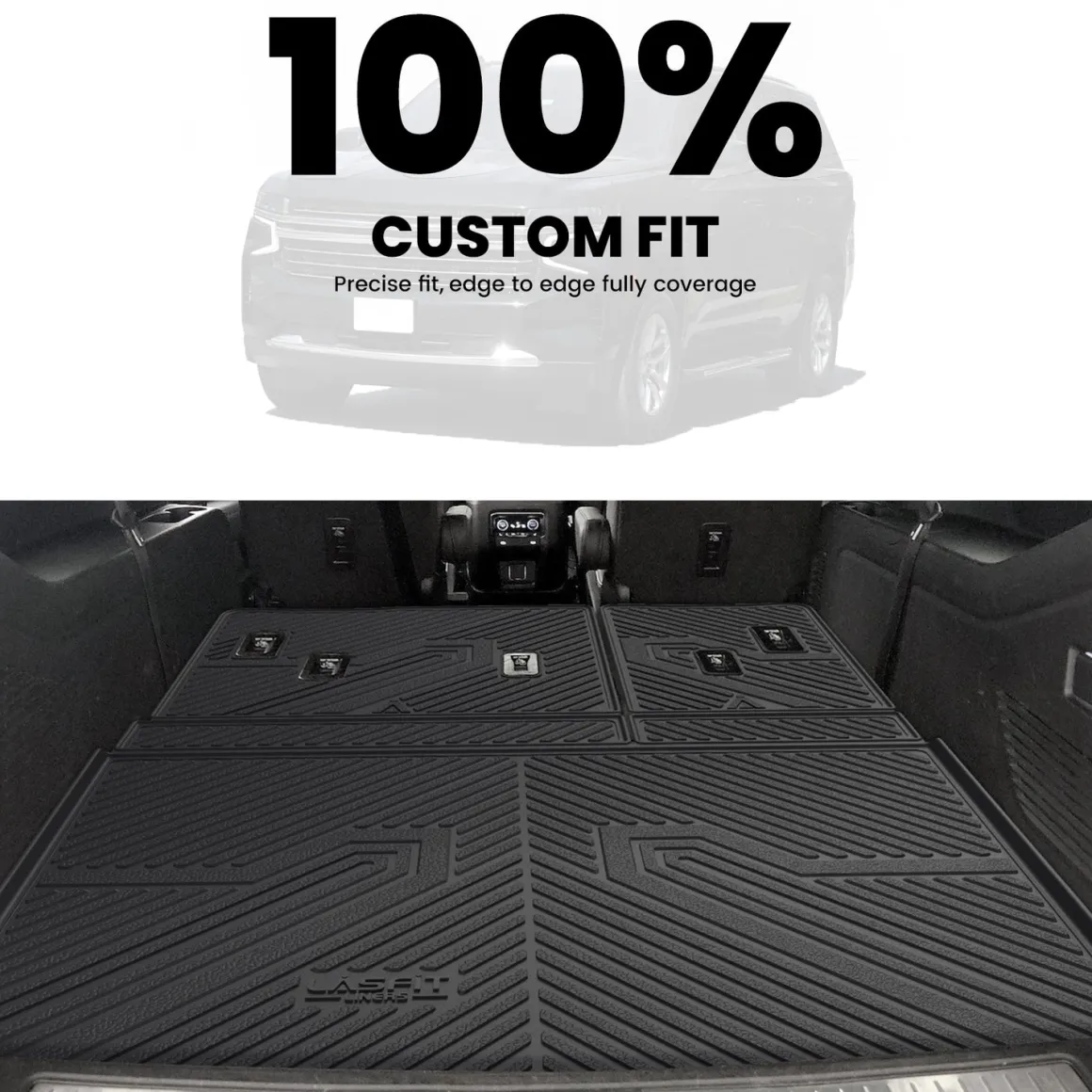 Fit for 2021–2026 GMC Yukon XL Individual Floor Mats or Cargo Mats, Not Fit 9 Seats