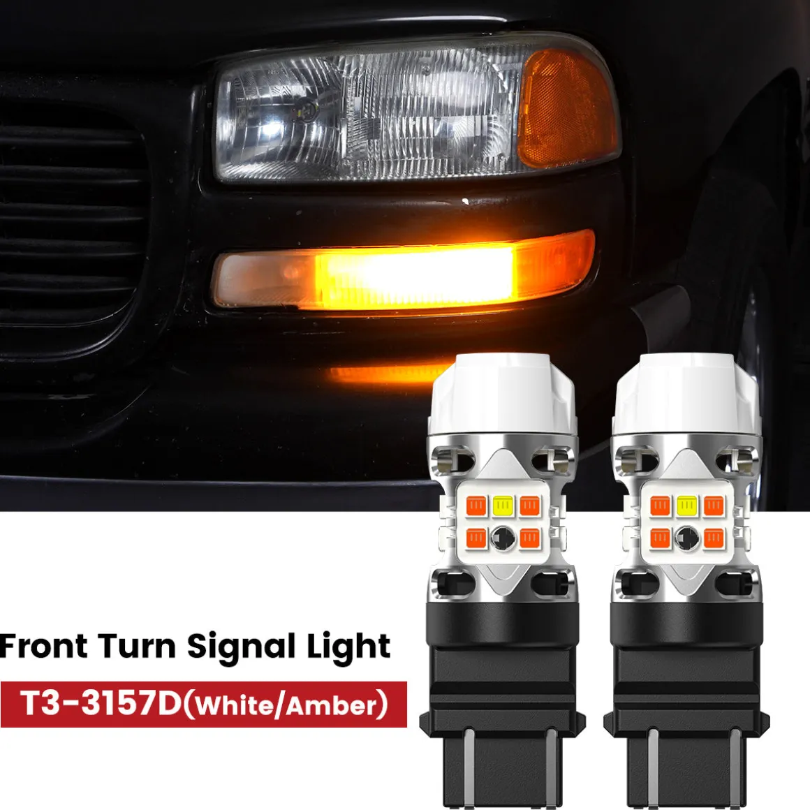 Fit for 2000-2006 GMC Yukon/ Yukon XL The Brightest LED Bulbs Upgrade