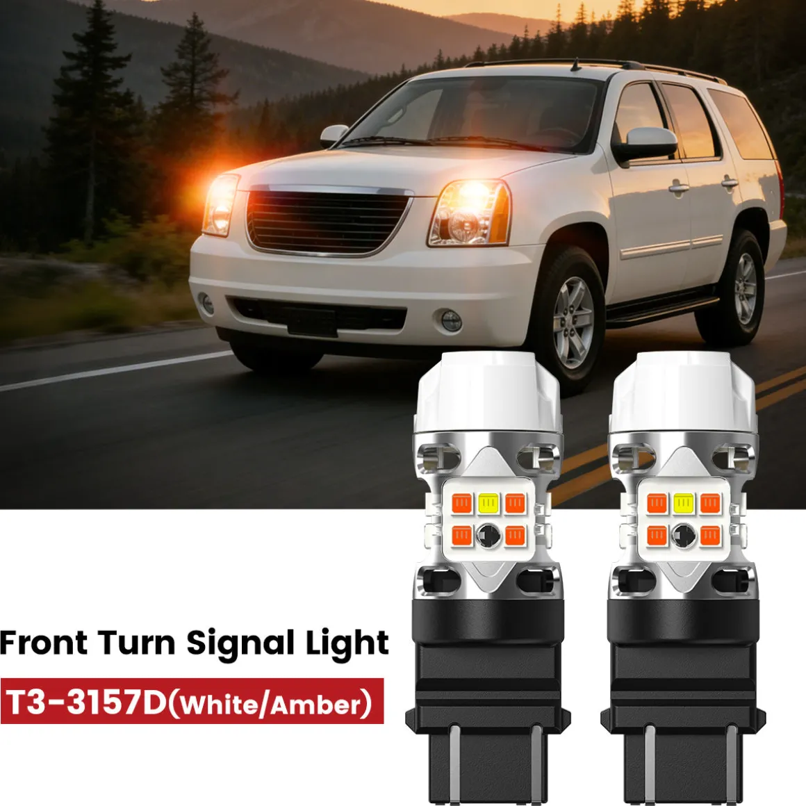 Fit for 2007-2014 GMC Yukon / Yukon XL The Brightest LED Bulbs Upgrade