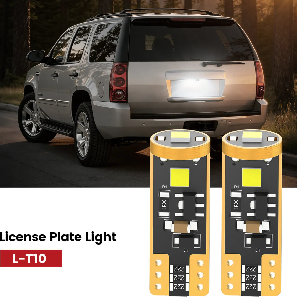 Fit for 2007-2014 GMC Yukon / Yukon XL The Brightest LED Bulbs Upgrade