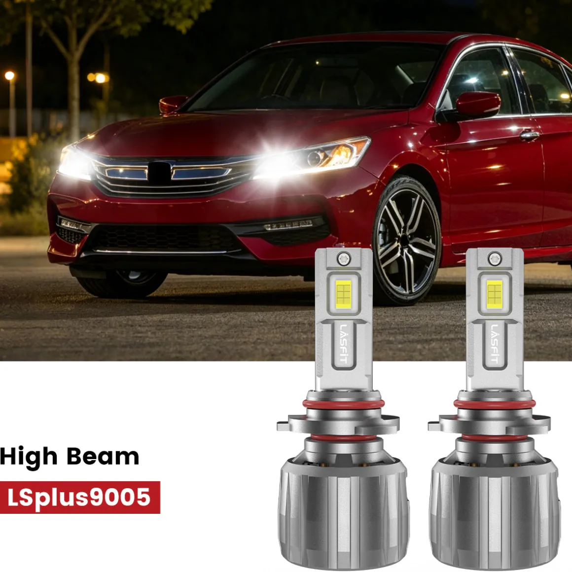 Fit for 2016-2017 Honda Accord Coupe The Brightest LED Bulbs Upgrade