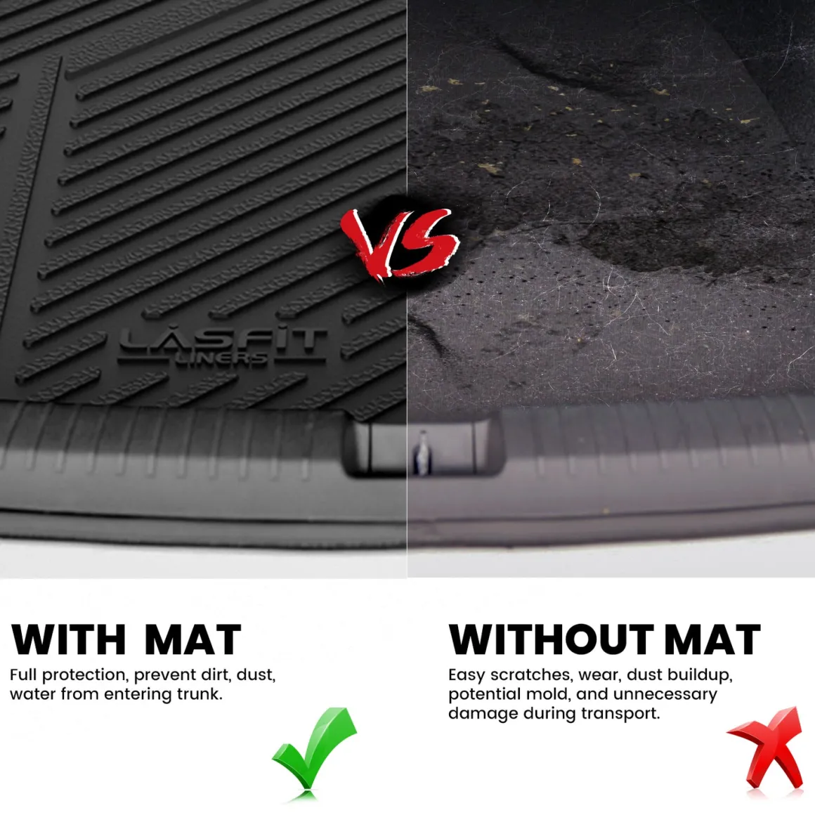 Fit for 2013-2017 Honda Accord Floor Mats or Cargo Mat, Fit Sedan Only