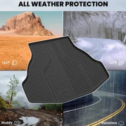 Fit for 2013-2017 Honda Accord Floor Mats or Cargo Mat, Fit Sedan Only