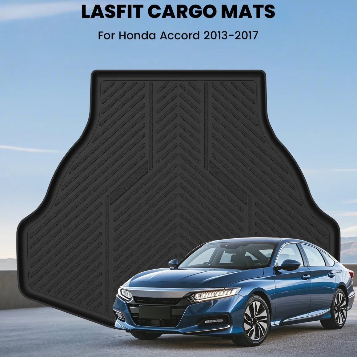 Fit for 2013-2017 Honda Accord Floor Mats or Cargo Mat, Fit Sedan Only