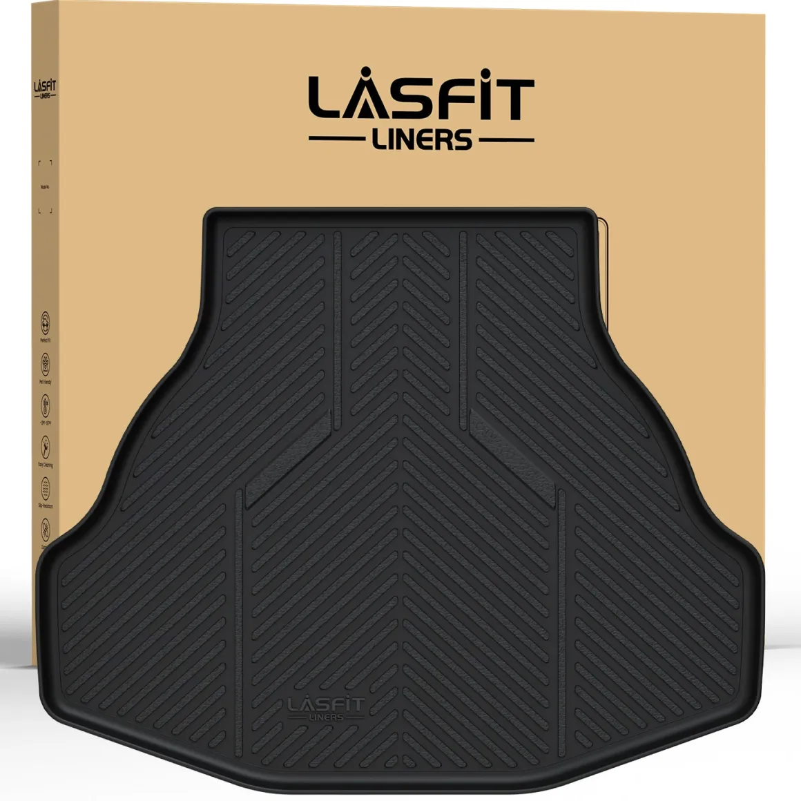 Fit for 2013-2017 Honda Accord Floor Mats or Cargo Mat, Fit Sedan Only