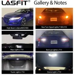 Fit for 2018-2022 Honda Accord LED Bulbs Upgrade