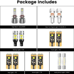 Fit for 2018-2022 Honda Accord LED Bulbs Upgrade
