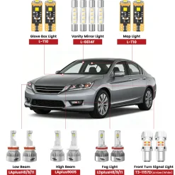 Fit for 2013-2015 Honda Accord LED Bulbs Upgrade | Tested and Verified