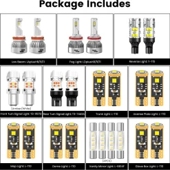 Fit for 2013-2015 Honda Accord LED Bulbs Upgrade | Tested and Verified