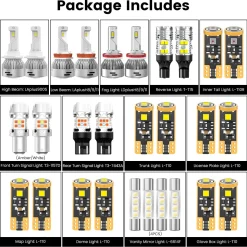 Fit for 2013-2015 Honda Accord LED Bulbs Upgrade | Tested and Verified