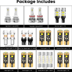 Fit for 2013-2015 Honda Accord LED Bulbs Upgrade | Tested and Verified