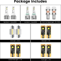 Fit for 2000-2007 Honda Accord LED Bulbs Upgrade