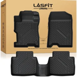 Fit for 2008-2012 Honda Accord 1st & 2nd Row Floor Mats or Cargo Mat, Only fit Sedan not fit Coupe