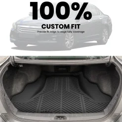 Fit for 2008-2012 Honda Accord 1st & 2nd Row Floor Mats or Cargo Mat, Only fit Sedan not fit Coupe