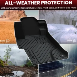 Fit for 2012-2015 Honda Civic Gasoline(Sedan or Si Sedan Only) Floor Mats or Cargo Mat