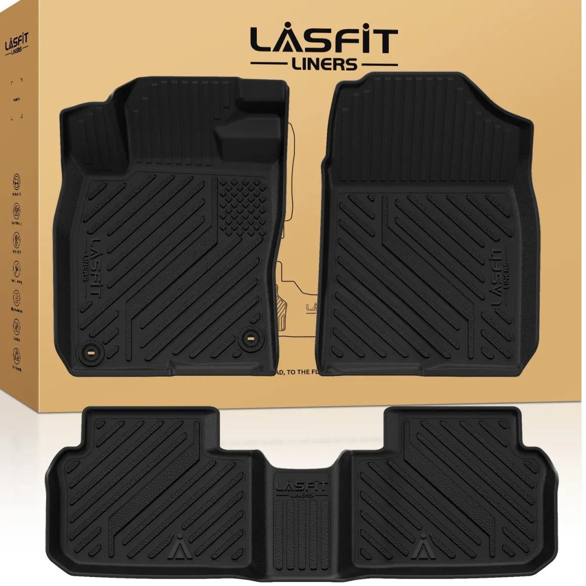 Fit for 2022-2026 Honda Civic Hatchback / Hatchback Hybrid Floor Mats or Cargo Mat