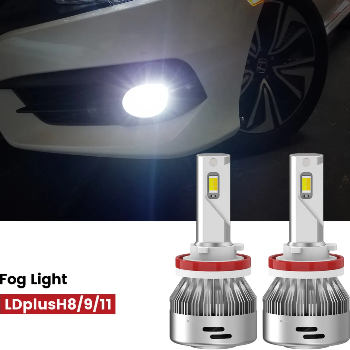 Fit for 2016-2021 Honda Civic Sedan Coupe Hatchback The Brightest LED Bulbs Upgrade | Tested and Verified