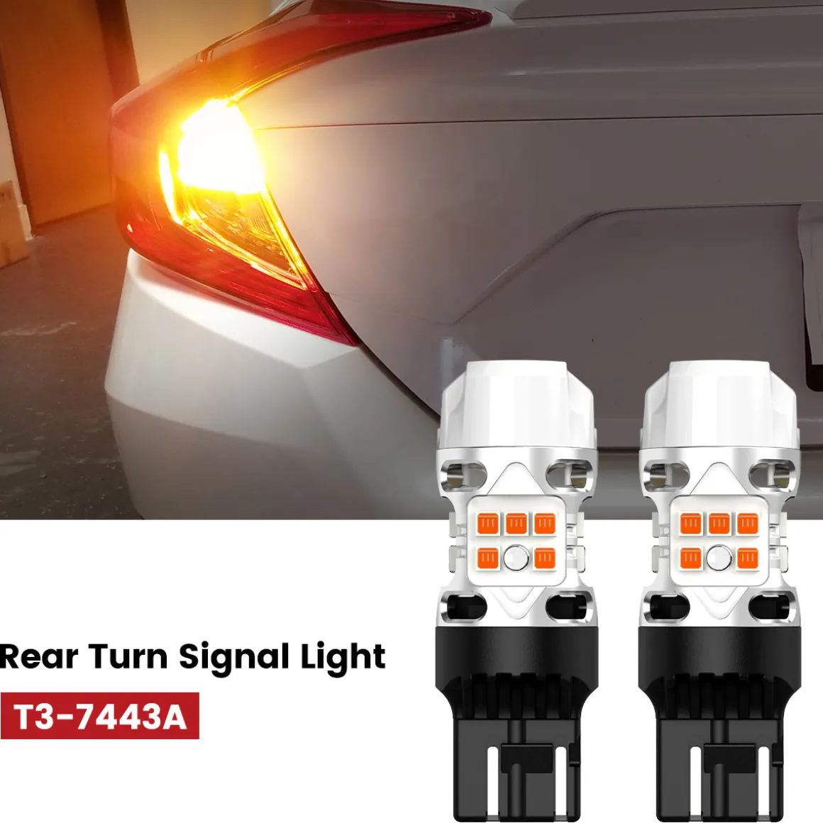 Fit for 2016-2021 Honda Civic Sedan Coupe Hatchback LED Bulbs Upgrade | Tested and Verified