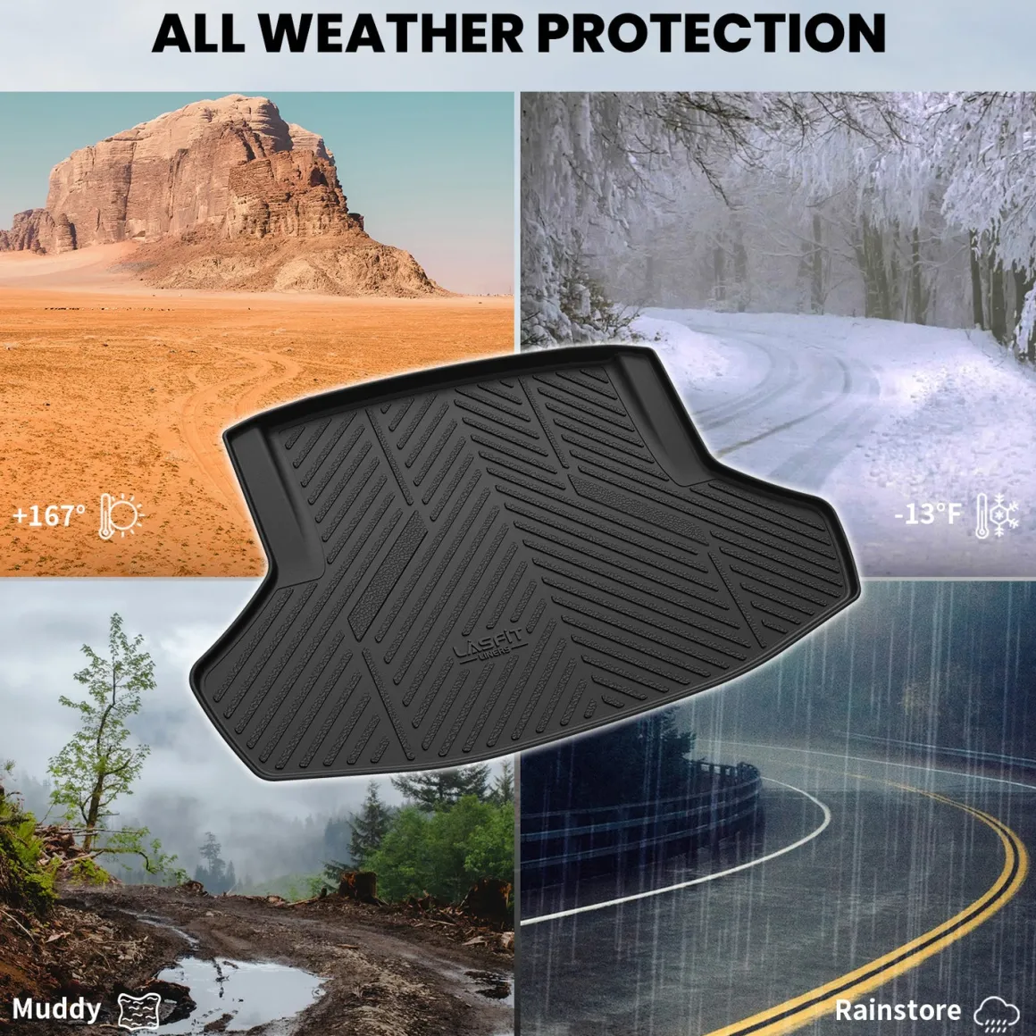 Fit for 2022-2026 Honda Civic Sedan Floor Mats or Cargo Mat(Include Type R)