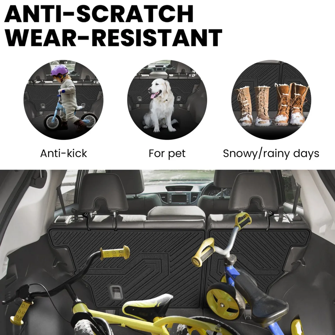Fit for 2012-2016 Honda CR-V Floor Mats or Cargo Mat or Seatback Mat