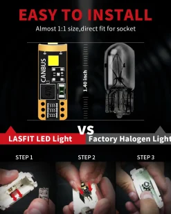 Fit for 2007-2014 Honda CR-V LED Bulbs Upgrade