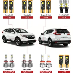 Fit for 2017-2022 Honda CR-V The Brightest LED Bulbs Upgrade