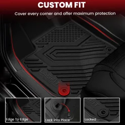 Fit for 2023-2027 Honda HR-V (Include Hybrid) Floor Mats or Seatback & Cargo Mats