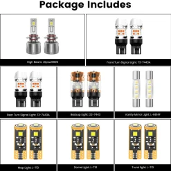Fit for 2019-2021 Honda Passport The Brightest LED Bulbs Upgrade