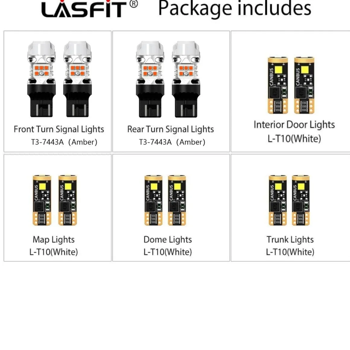 Fit for 2019-2022 Honda Pilot LED Bulbs Upgrade | Tested and Verified