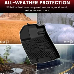 Fit for 2017-2026 Honda Ridgeline Floor Mats