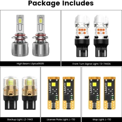 Fit for 2017-2026 Honda Ridgeline The Brightest LED Bulbs Upgrade | Tested and Verified
