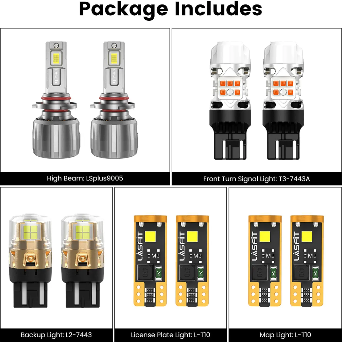 Fit for 2017-2026 Honda Ridgeline The Brightest LED Bulbs Upgrade | Tested and Verified