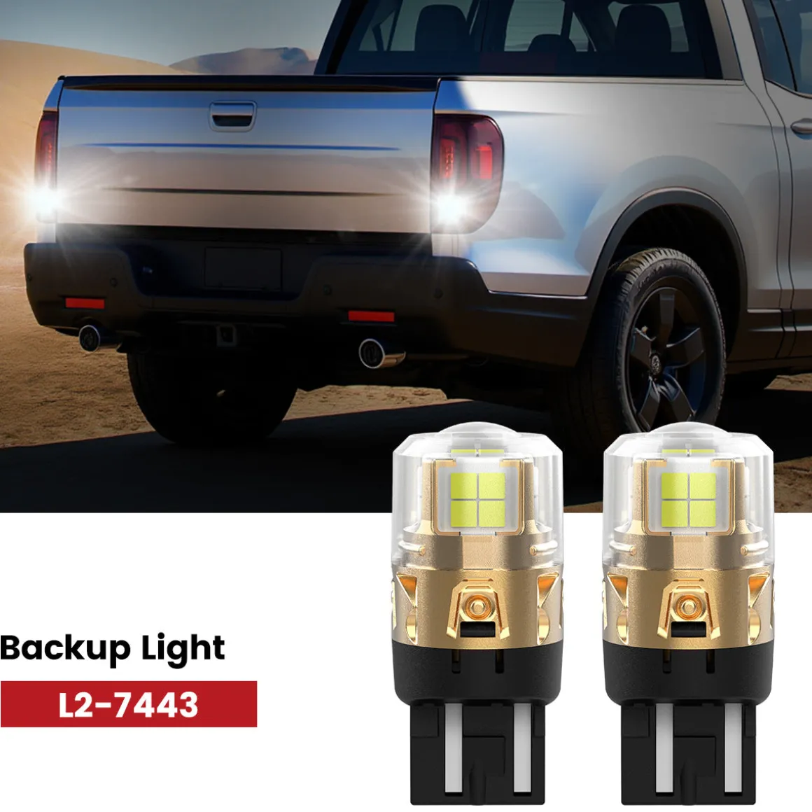 Fit for 2017-2026 Honda Ridgeline The Brightest LED Bulbs Upgrade | Tested and Verified
