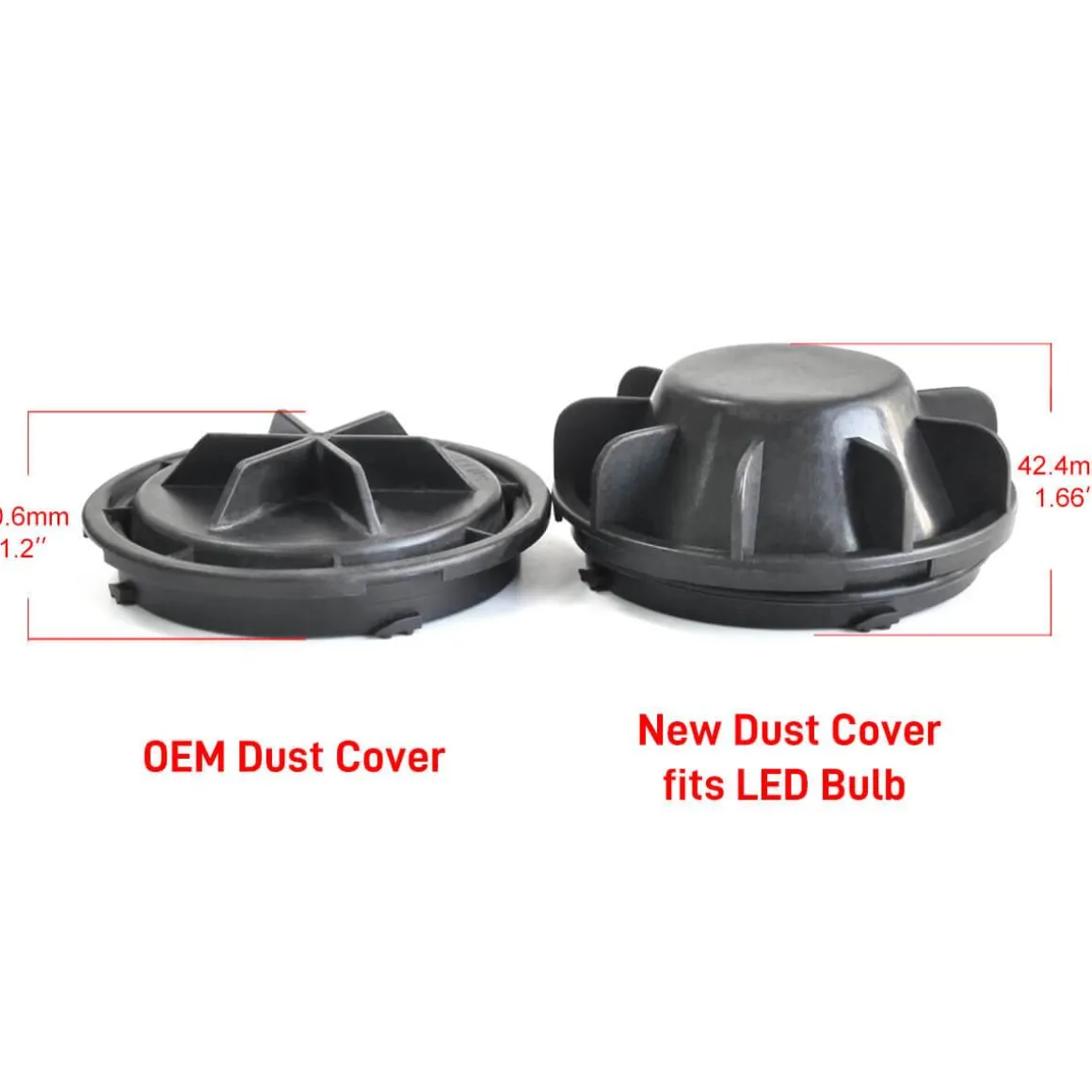 Fit for Hyundai Elantra 2016-2019 LED Bulb Dust Cover Cap Waterproof OEM Design