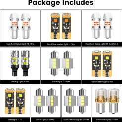 Fit for 2021-2023 Hyundai Elantra The Brightest LED Bulbs Upgrade | Tested and Verified