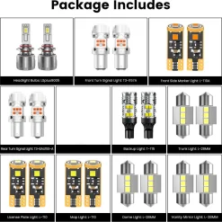 Fit for 2021-2023 Hyundai Elantra The Brightest LED Bulbs Upgrade | Tested and Verified