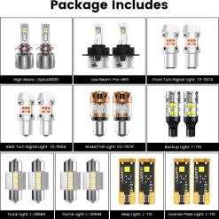 Fit for 2020-2022 Hyundai Ioniq The Brightest LED Bulbs Upgrade