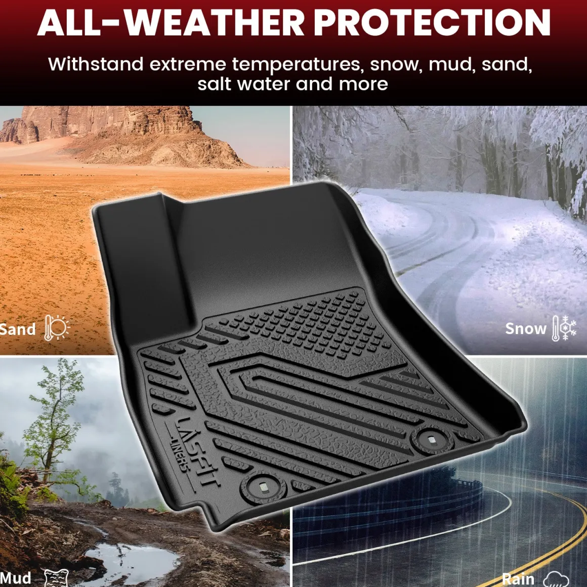 Fit for 2024-2026 Hyundai Kona Floor Mats or Seatback & Cargo Mat