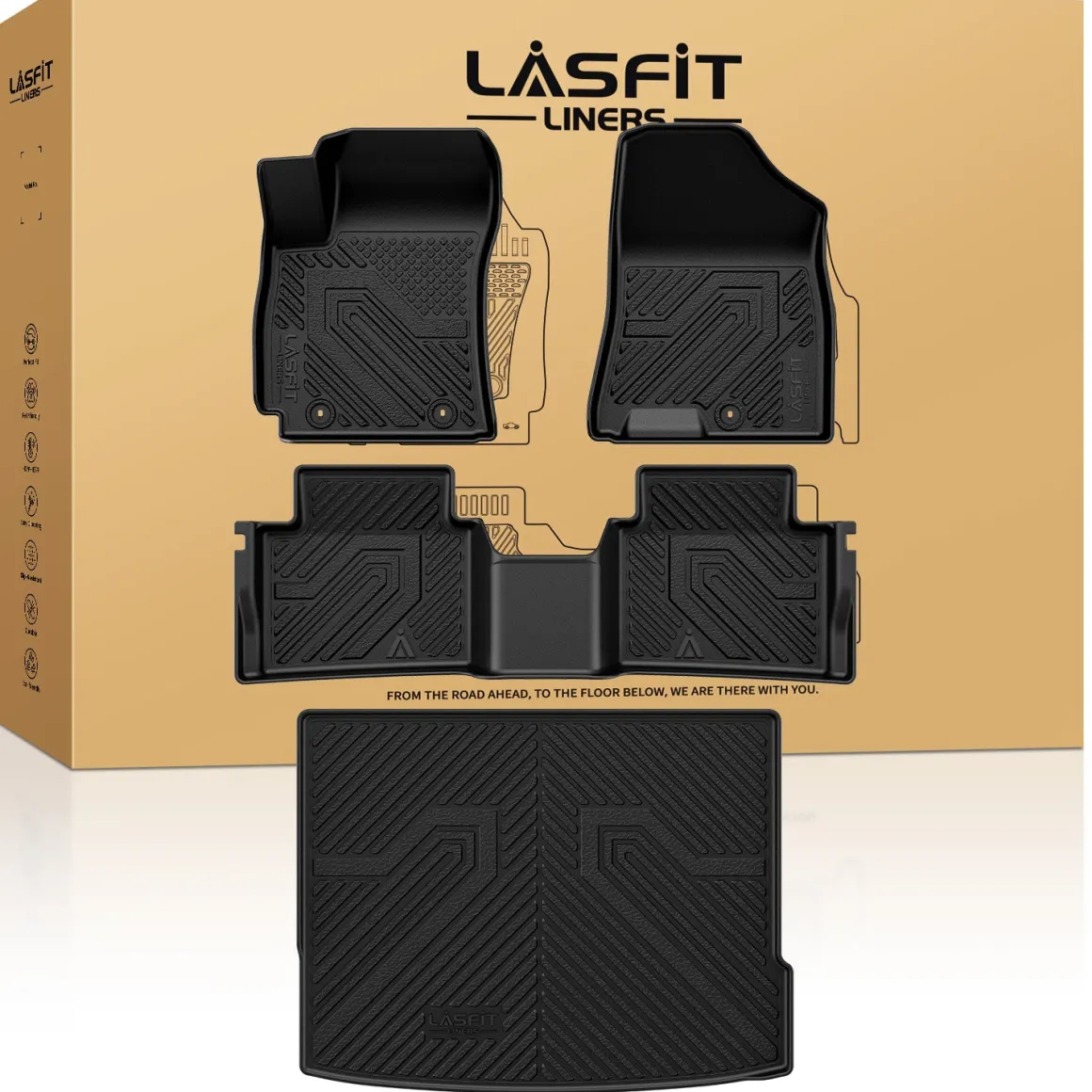 Fit for 2024-2026 Hyundai Kona Floor Mats or Seatback & Cargo Mat