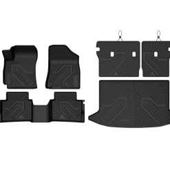 Fit for 2018-2023 Hyundai Kona Floor & Seatback & Cargo Mats, Fit Gas Only