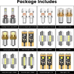 Fit for 2022-2023 Hyundai Kona The Brightest LED Bulbs Upgrade | Tested and Verified