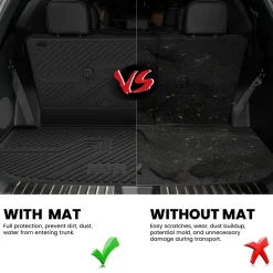 Fit for 2020-2025 Hyundai Palisade Floor Mats or Seatback & Cargo Mat, Fit 7 Seats or 8 Seats