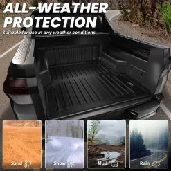 Fit for 2022-2026 Hyundai Santa Cruz 4.3FT(52.1" ) Heavy Duty Custom Bed Mat