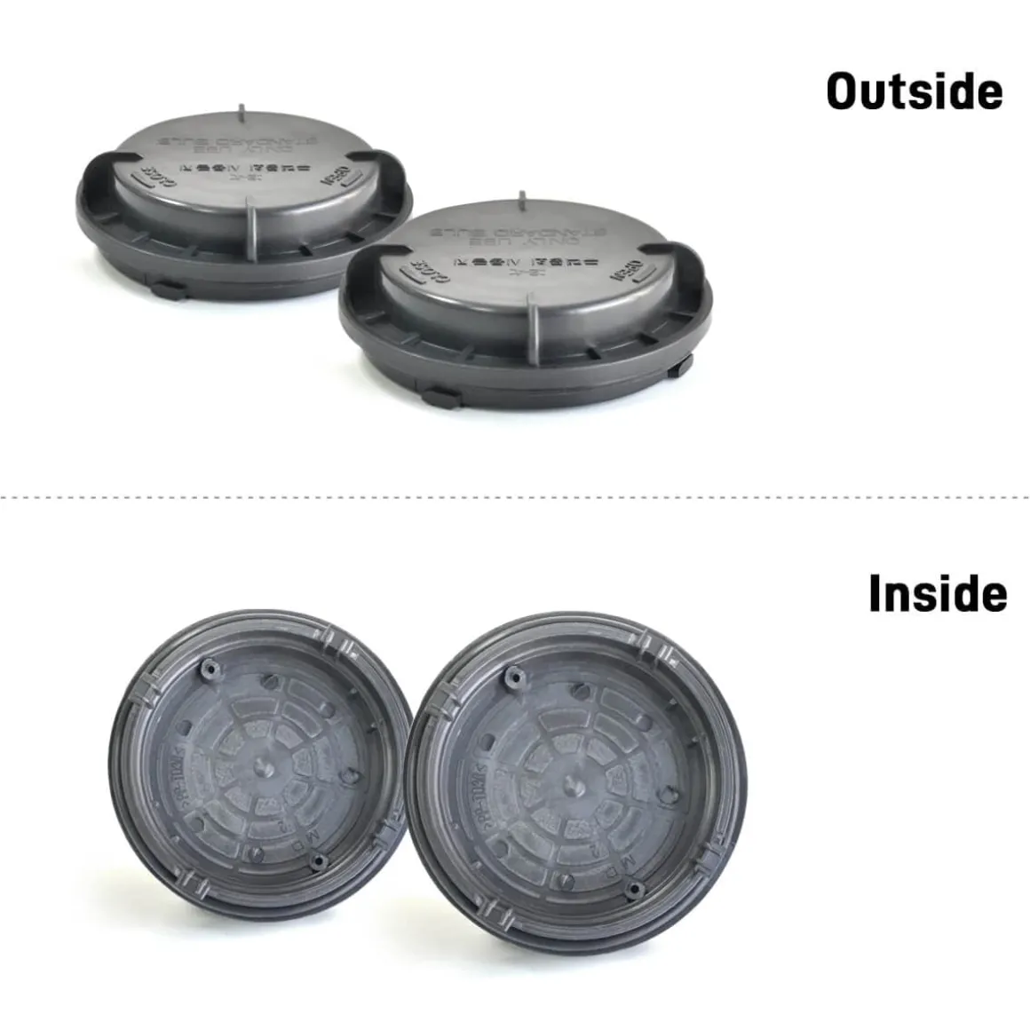 Fit for Hyundai Santa Fe Azera Sonata Elantra LED Bulb Dust Cover Seal Cap Waterproof OEM Design
