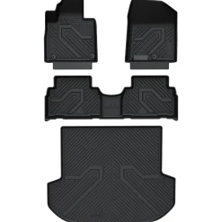 Fit for 2019-2020 Hyundai Santa Fe Floor Mats & Cargo Mat, Not Fit 2019 Santa Fe XL