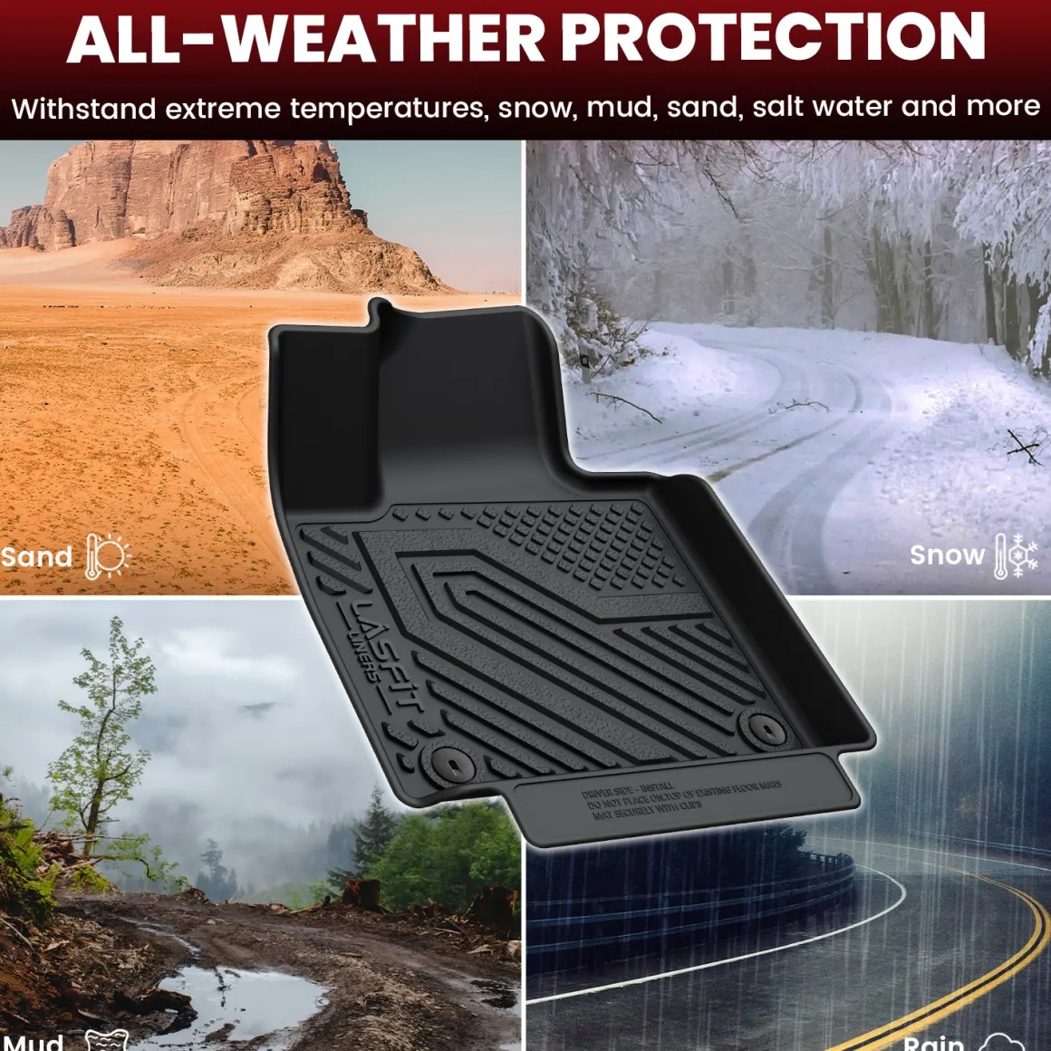 Fit for 2021-2023 Hyundai Santa Fe Floor Mats & Cargo Mat Set or Floor Mats Only