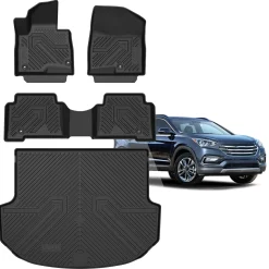 Fit for 2013-2018 Hyundai Santa Fe Sport Floor Mats or Cargo Mat, Fit 5-Passenger Only